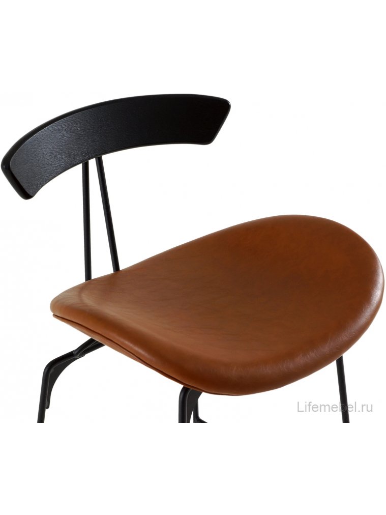 Барный стул Bonni коричневый / черный