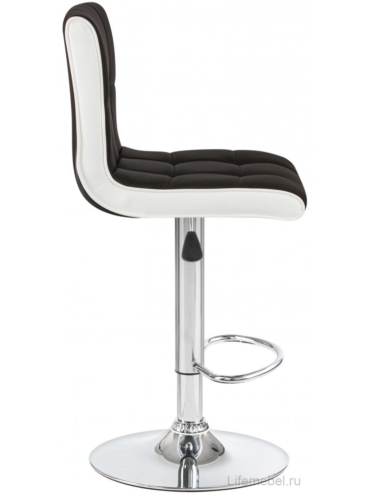 Барный стул 5006-LM Candy черно-белый / хром