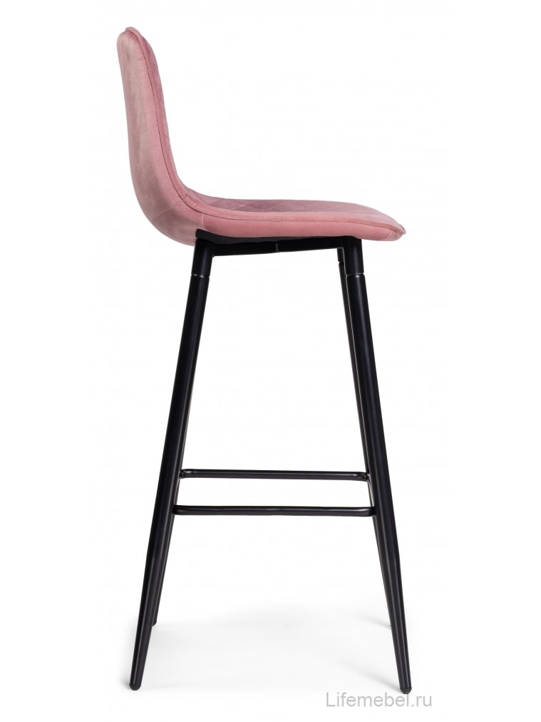 Барный стул Capri pink / black