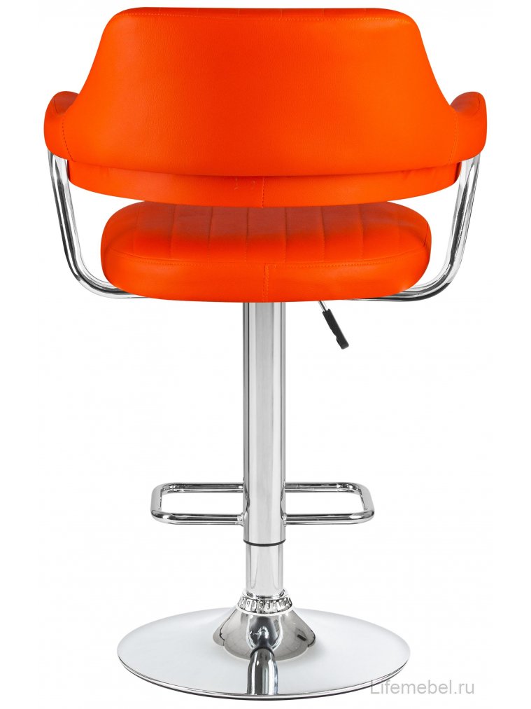 Барный стул 5019-LM Charly оранжевый / хром