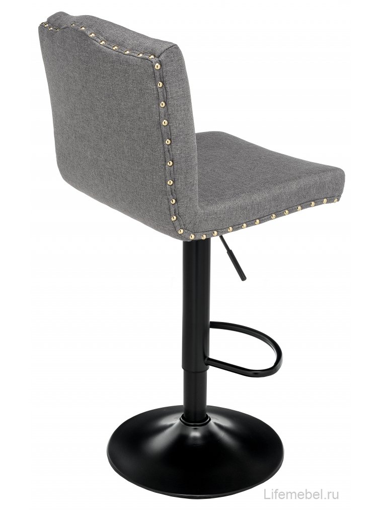 Барный стул Crown grey fabric