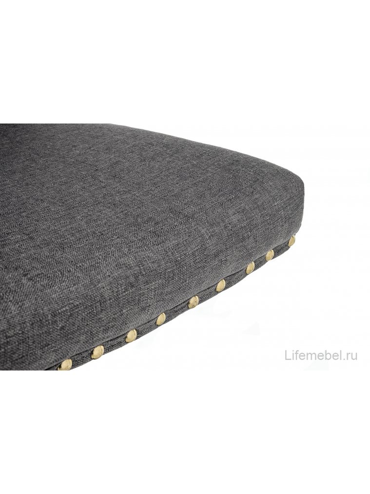 Барный стул Crown grey fabric