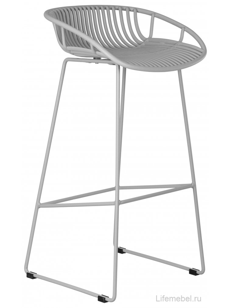 Барный стул Frank светло-серый