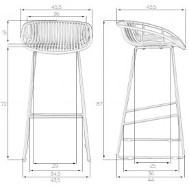 Барный стул Frank