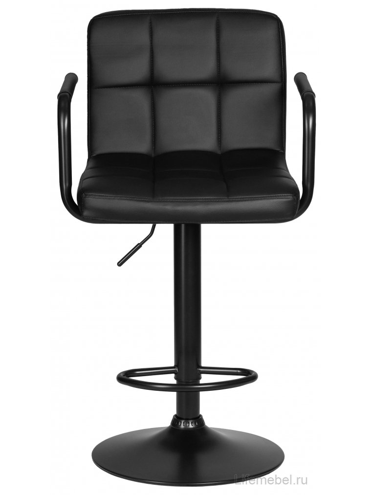 Барный стул Dobrin Kruger arm black черный