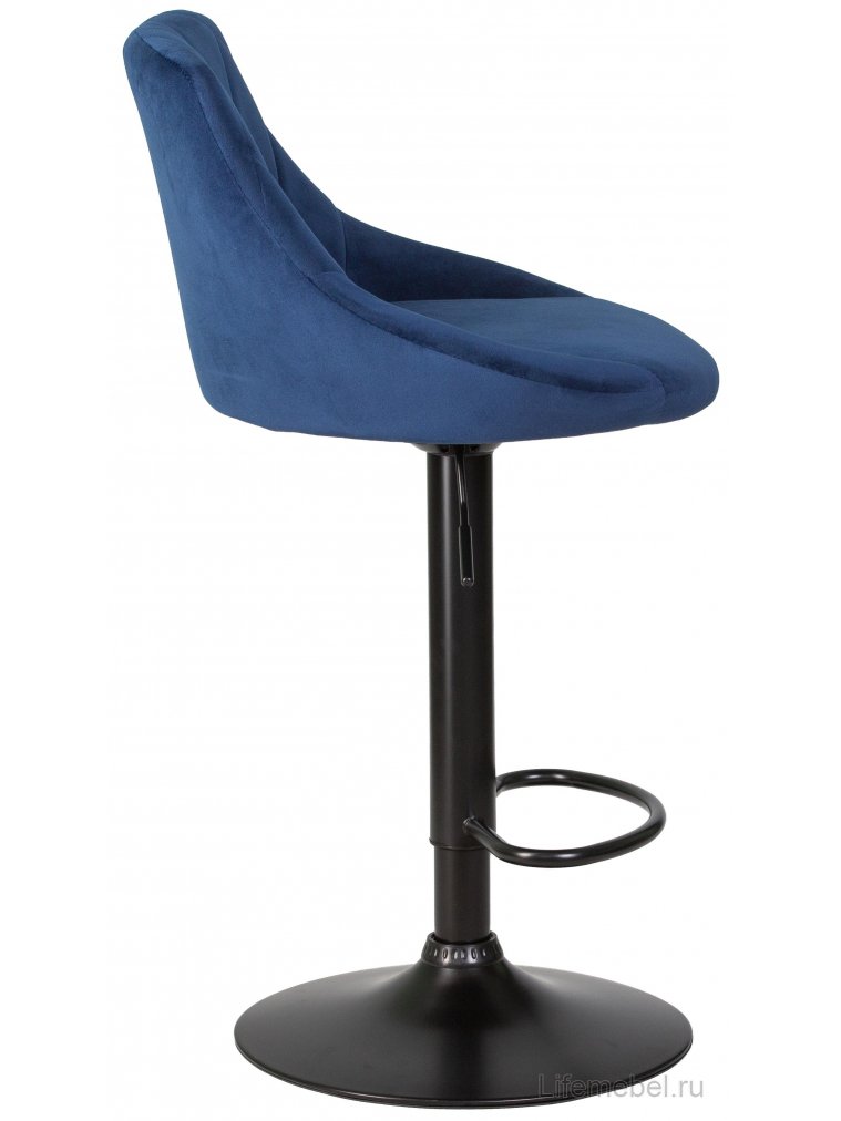 Барный стул Logan Black синий