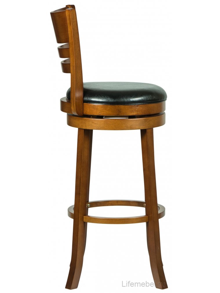 Барный стул William Bar шоколад чёрный