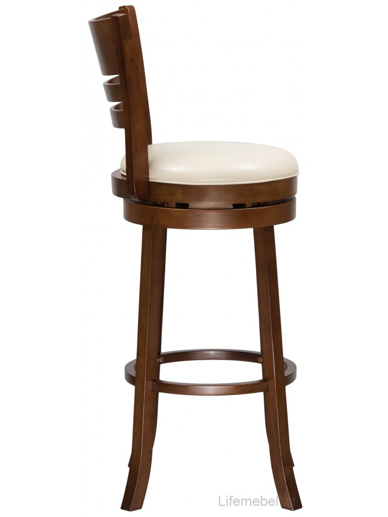 Барный стул William Bar шоколад кремовый