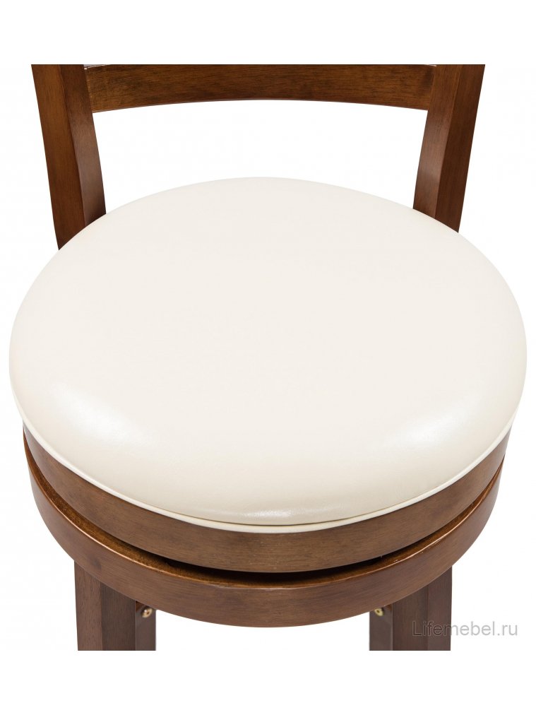 Барный стул William Bar шоколад кремовый