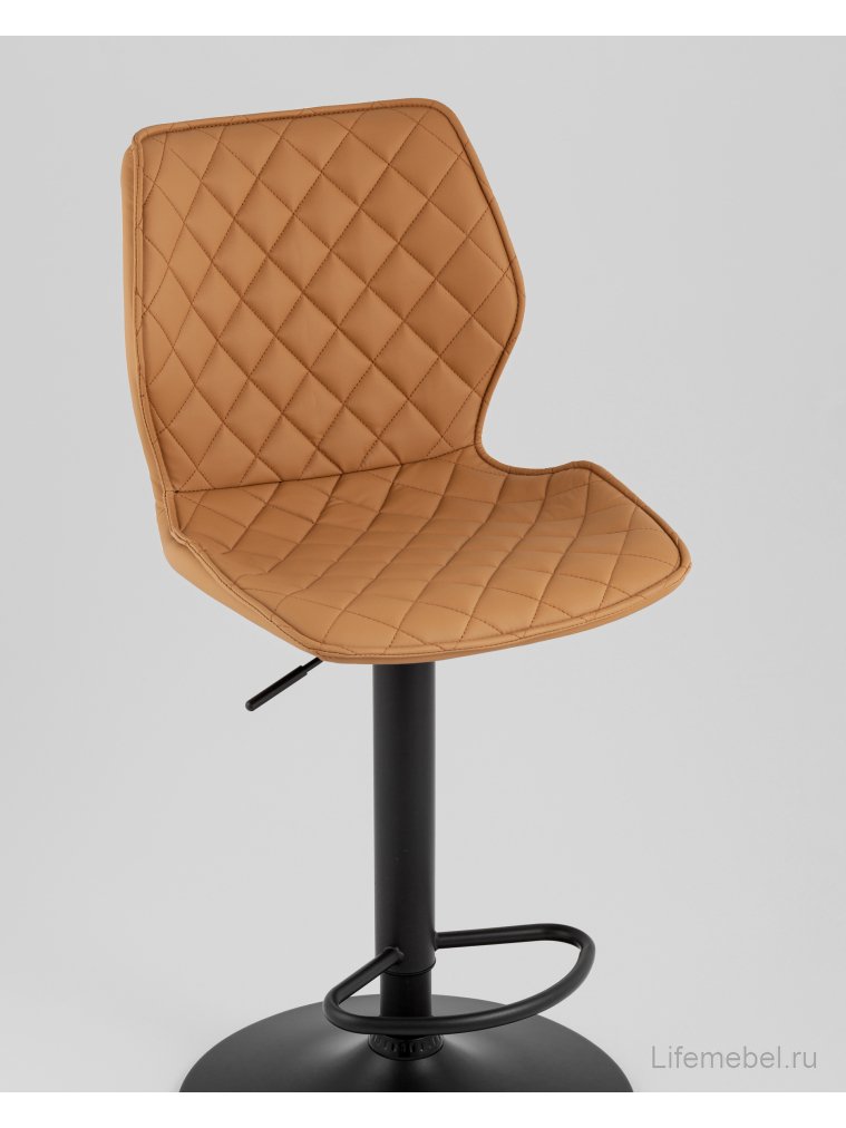 Барный стул Арма, экокожа, коричневый