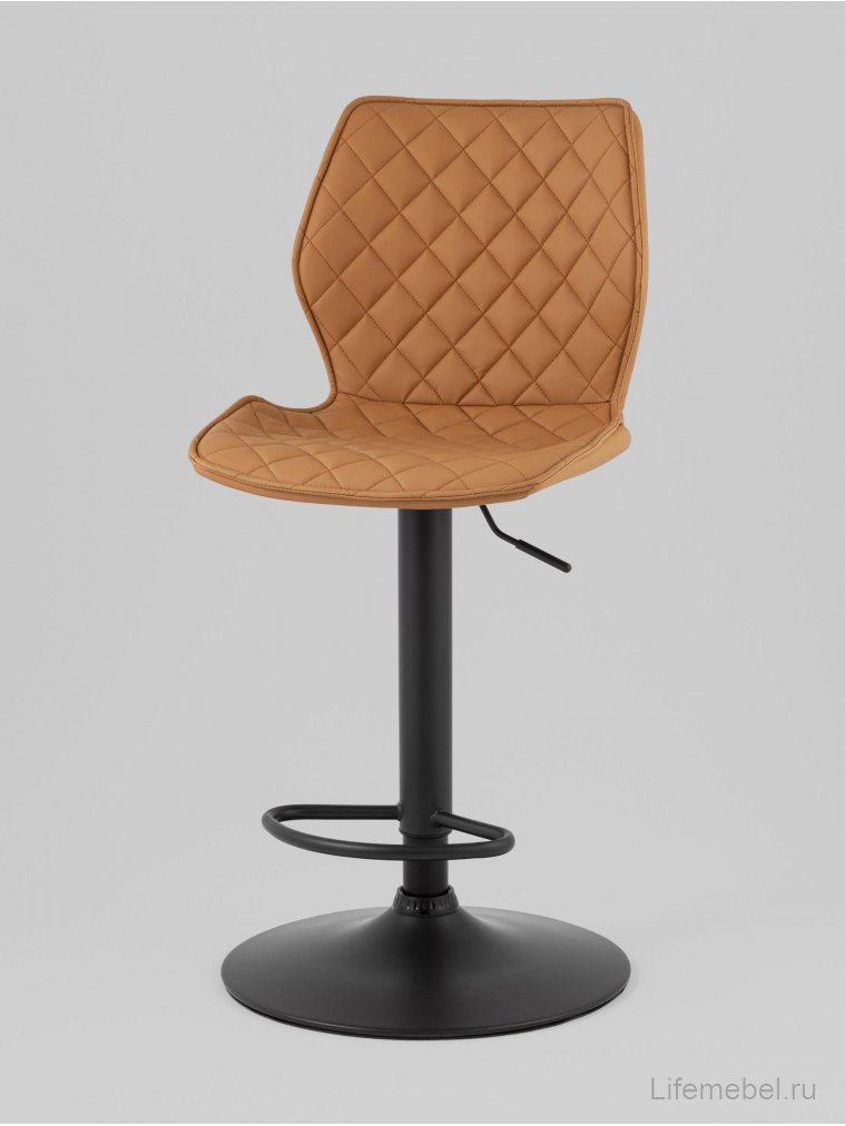 Барный стул Арма, экокожа, коричневый