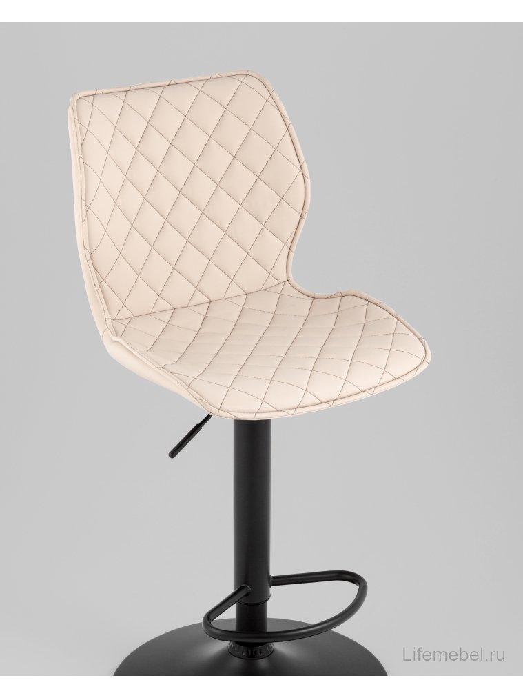 Барный стул Арма, экокожа, светло-серый