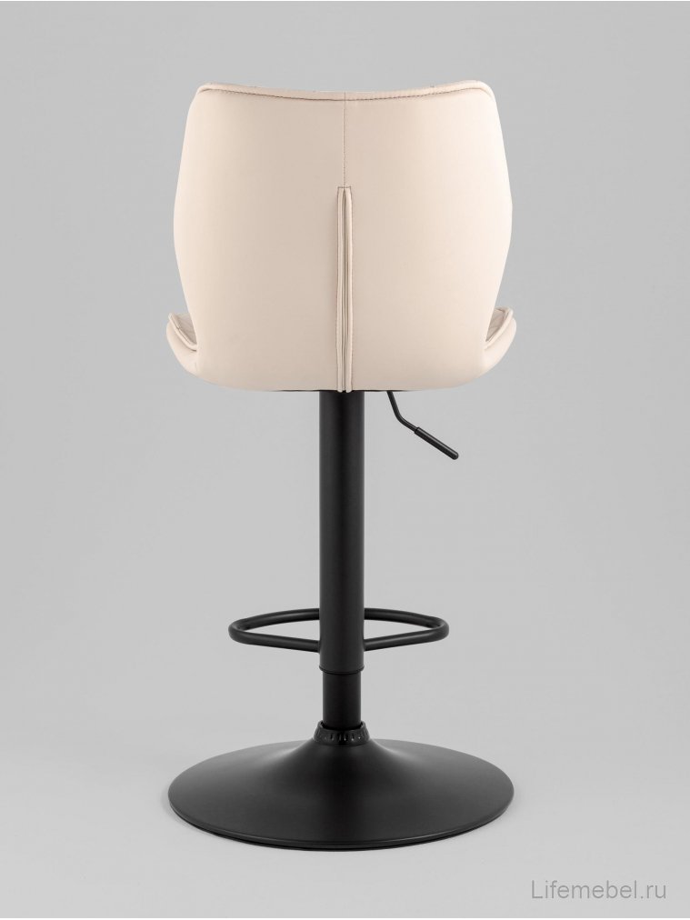 Барный стул Арма, экокожа, светло-серый