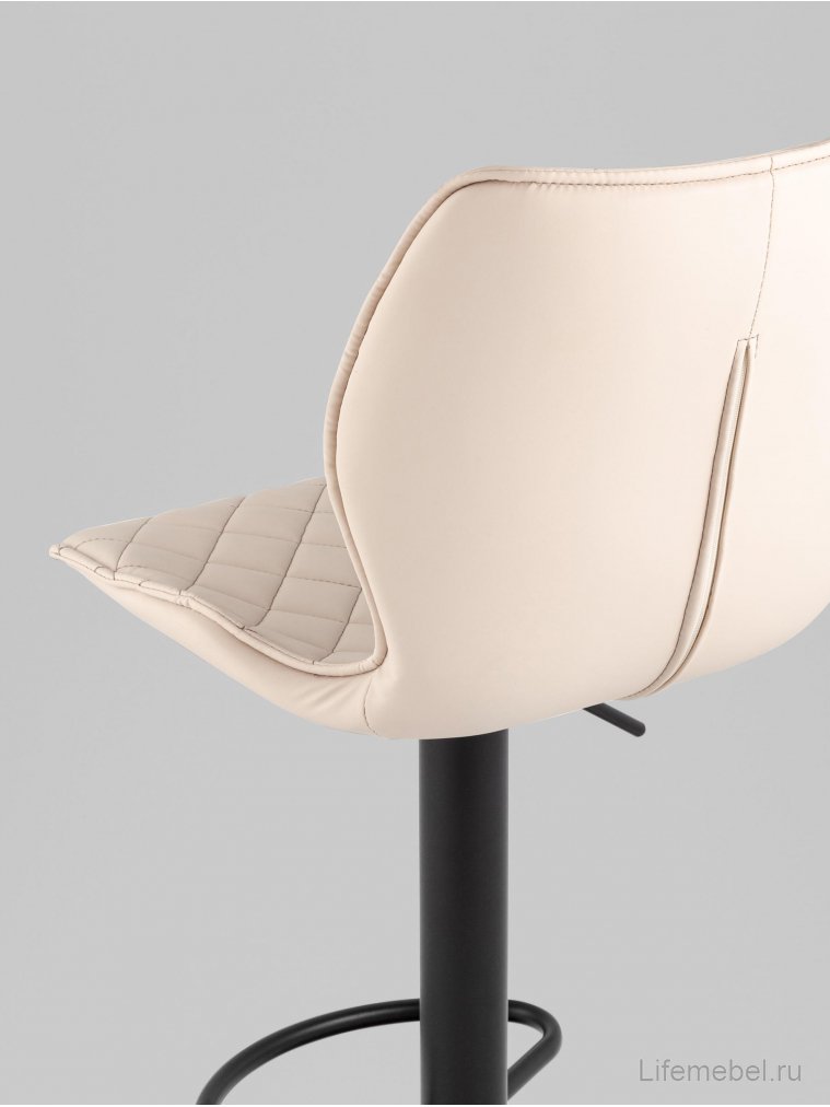 Барный стул Арма, экокожа, светло-серый