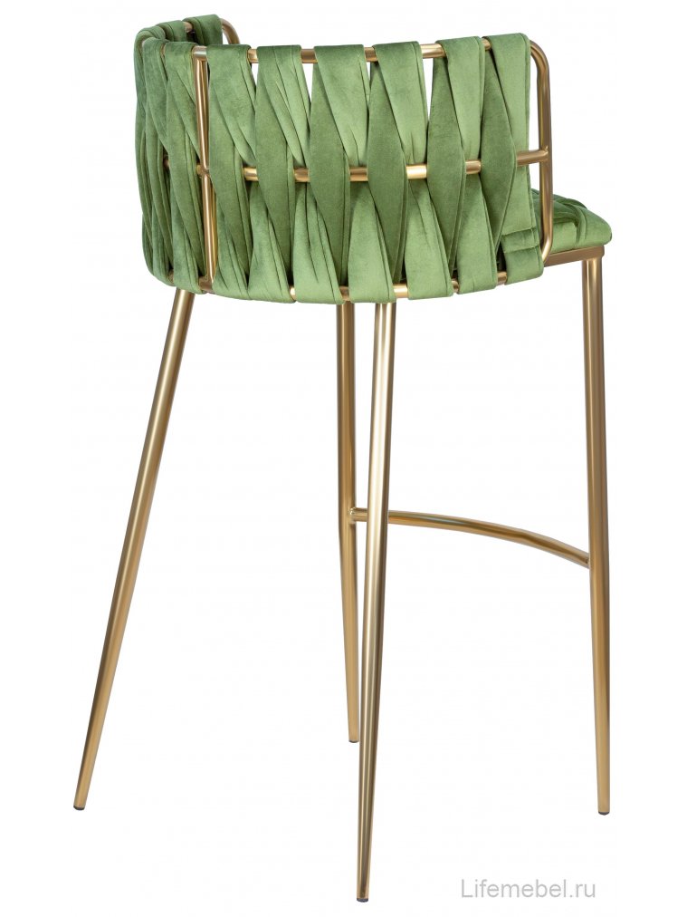 Барный стул Emma Gold зеленый