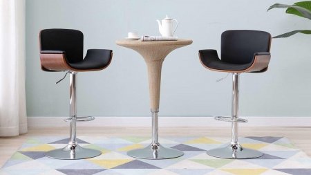 Барный стул Evoke черный;коричневый