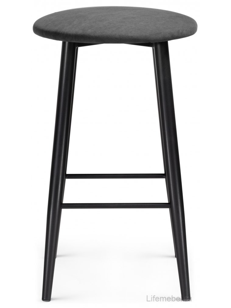 Полубарный стул Гангток катания графит / черный матовый