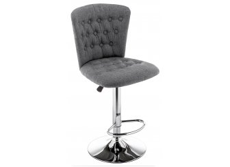 Барный стул Gerom fabric grey