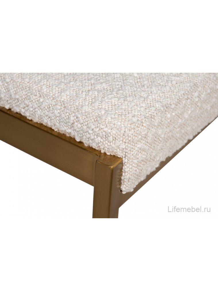 Барный стул Гоар бежевый / золото