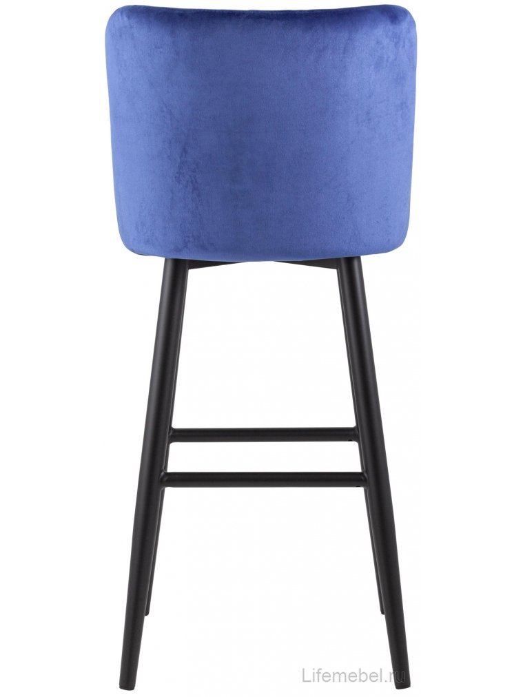 Барный стул Гринок вельвет королевский синий