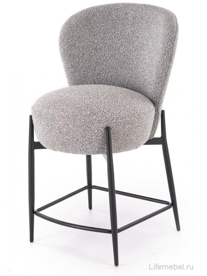 Барный стул H-126 серый