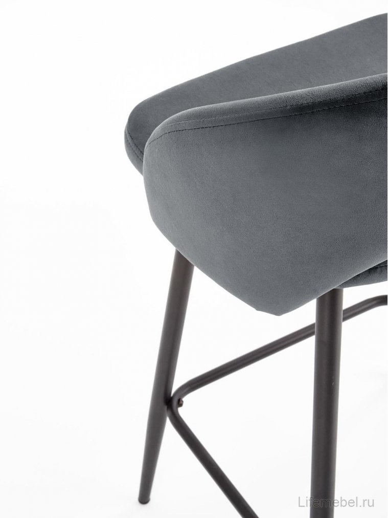 Барный стул H-96 серый