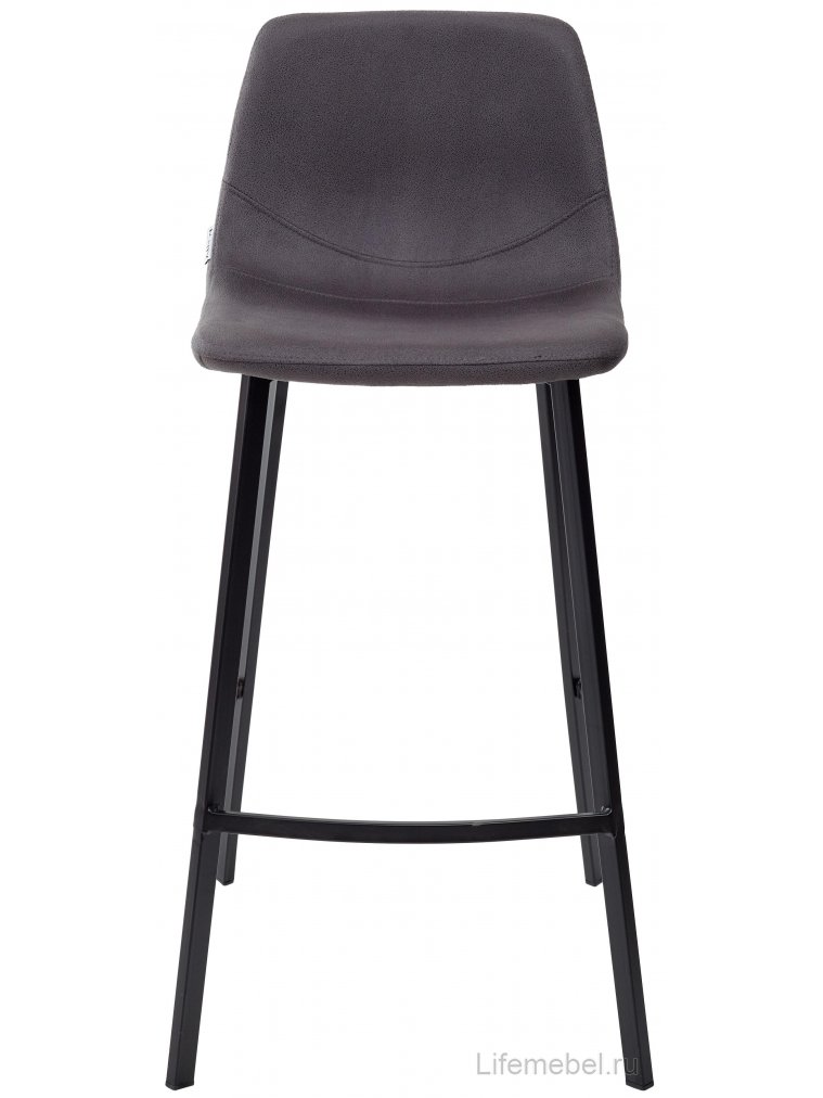 Барный стул Hamilton темно-серый микрофибра MF-11