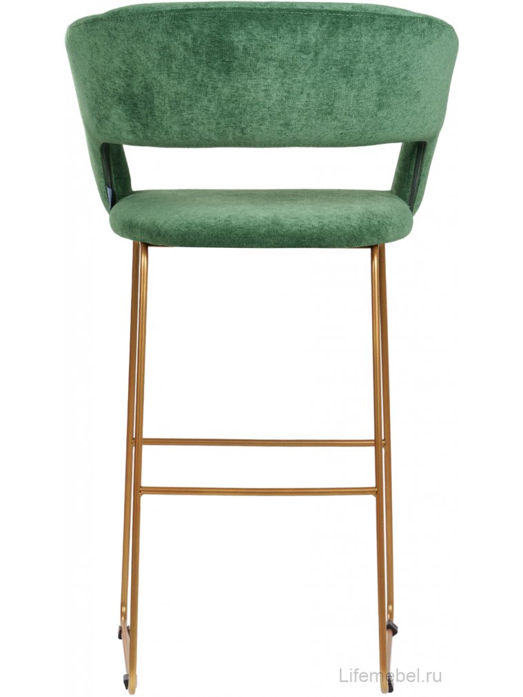 Барный стул Hugs зеленый / золото