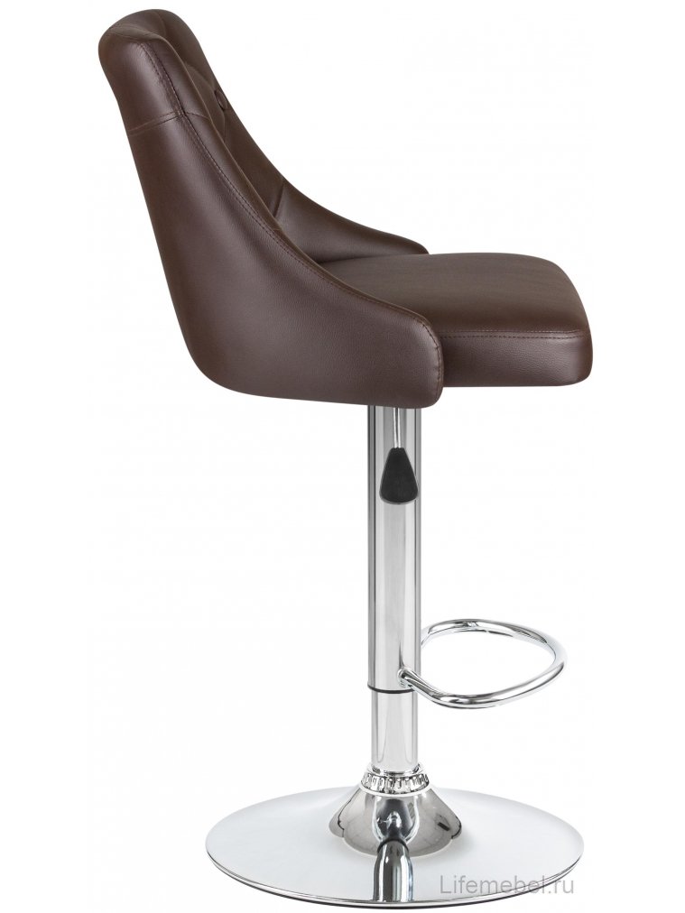 Барный стул 5021-LM Joseph коричневый / хром