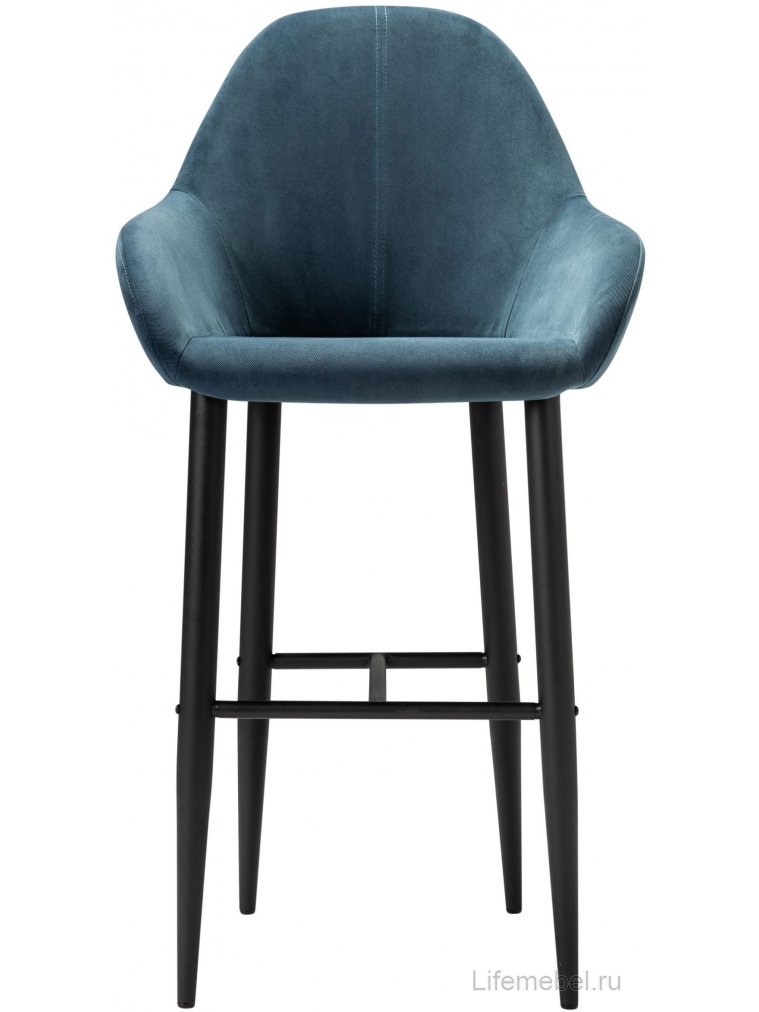 Барный стул Kent Diag blue / черный