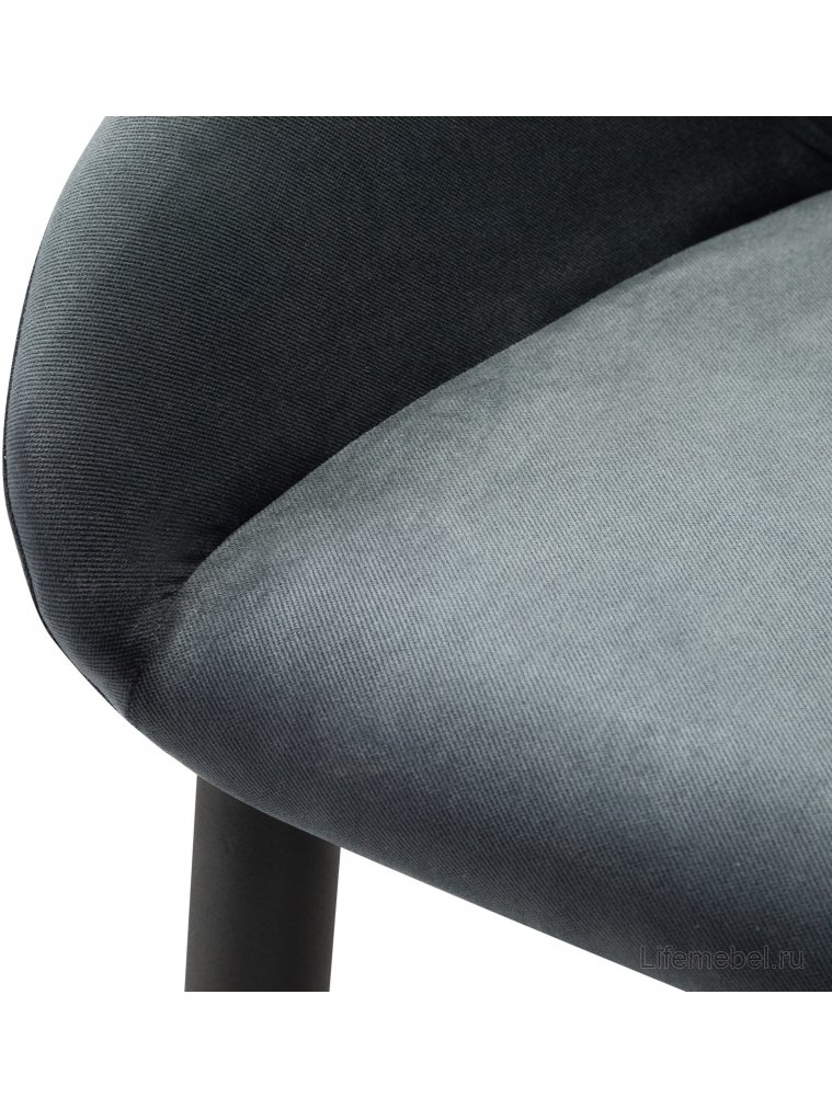 Барный стул Kent Diag grey / черный