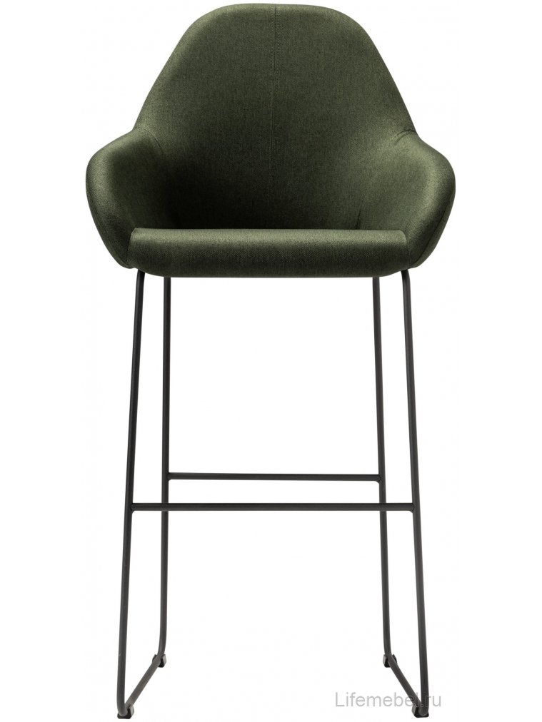 Барный стул Kent тёмно-зеленый / линк