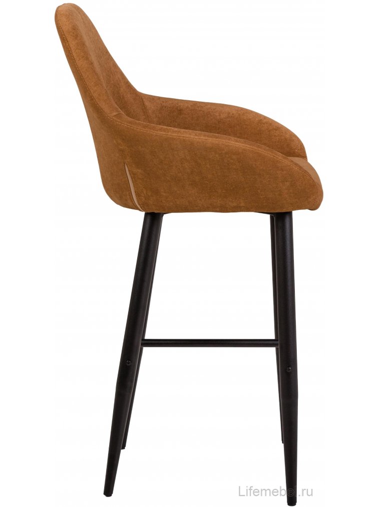 Барный стул Kent коричневый / черный