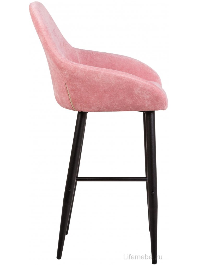 Барный стул Kent розовый / черный