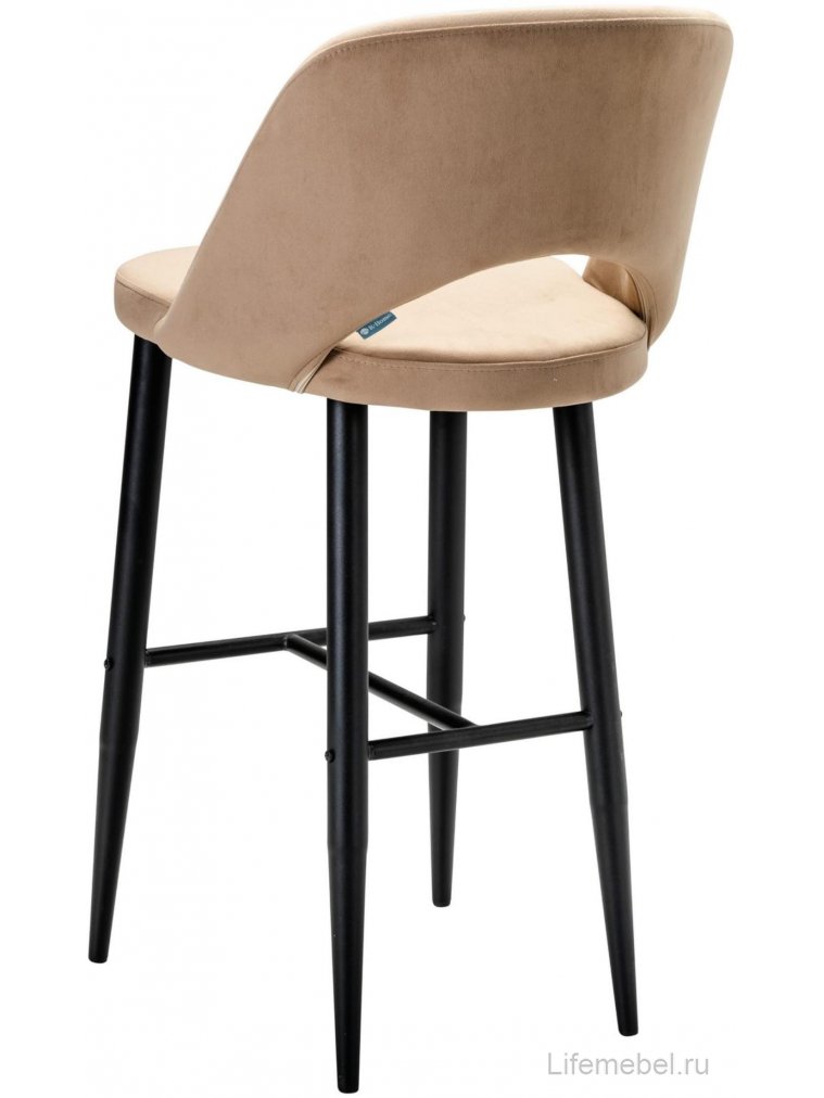 Барный стул Lars бежевый / черный