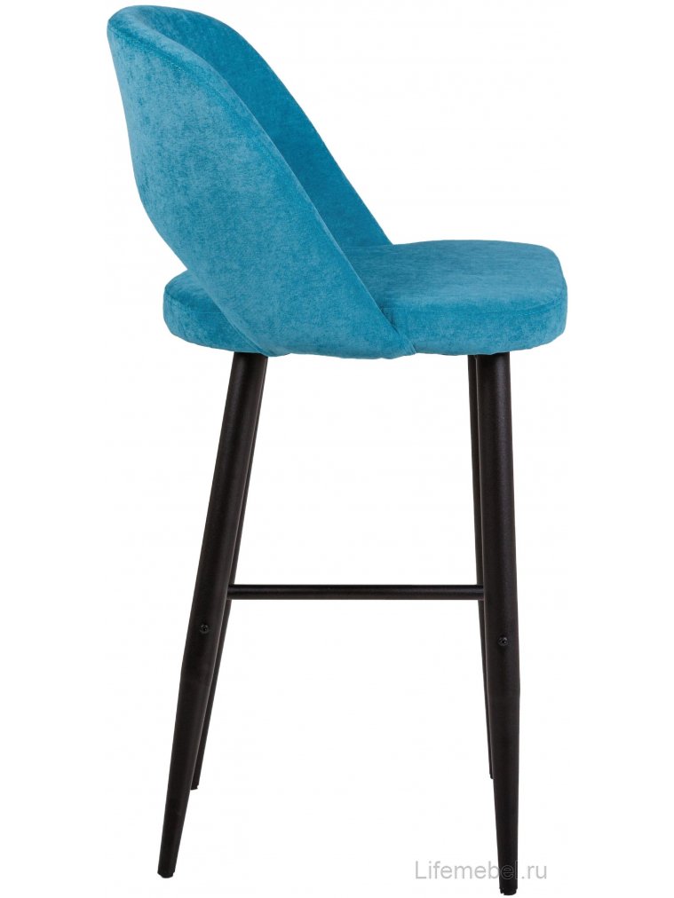 Барный стул Lars блю / чёрный