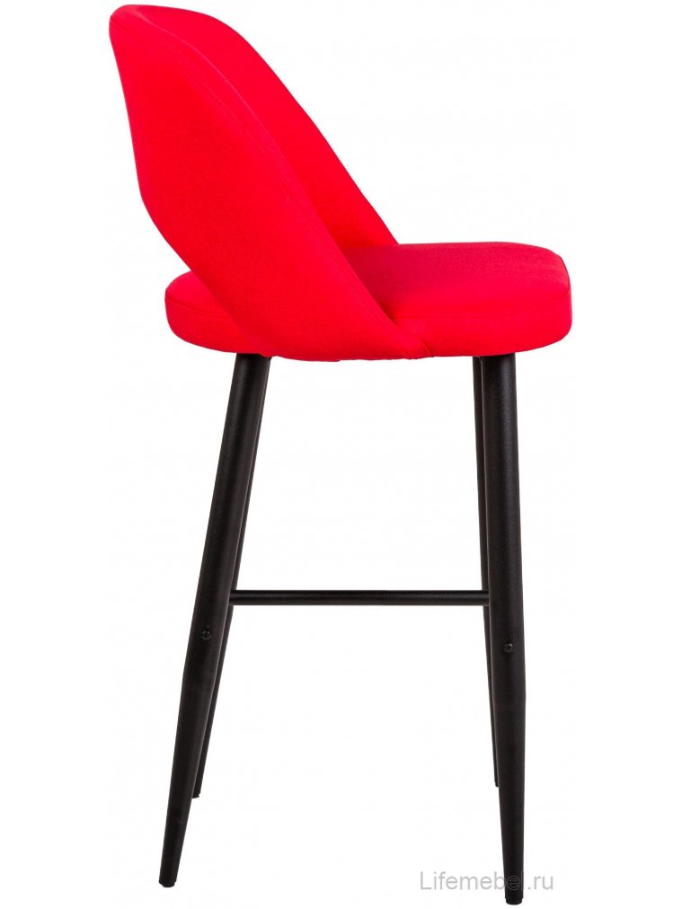 Барный стул Lars красный / черный