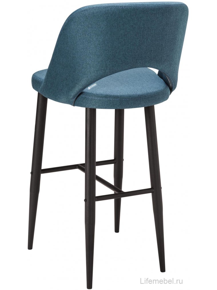 Барный стул Lars синий / черный