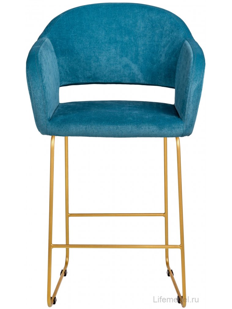 Барный стул Oscar Линк блю / золото