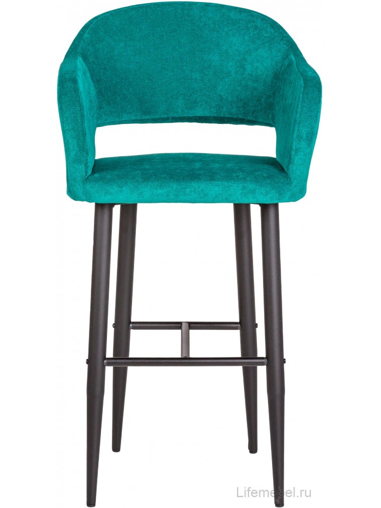 Барный стул Oscar Сканди изумрудный / черный