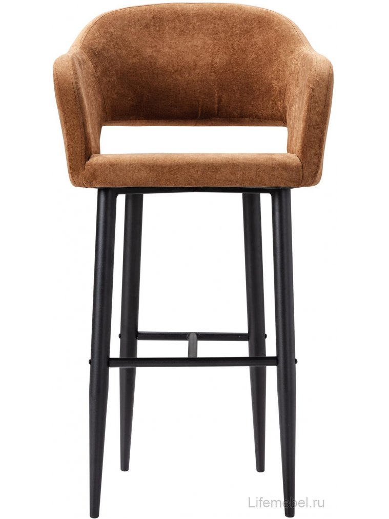 Барный стул Oscar Сканди коричневый / черный