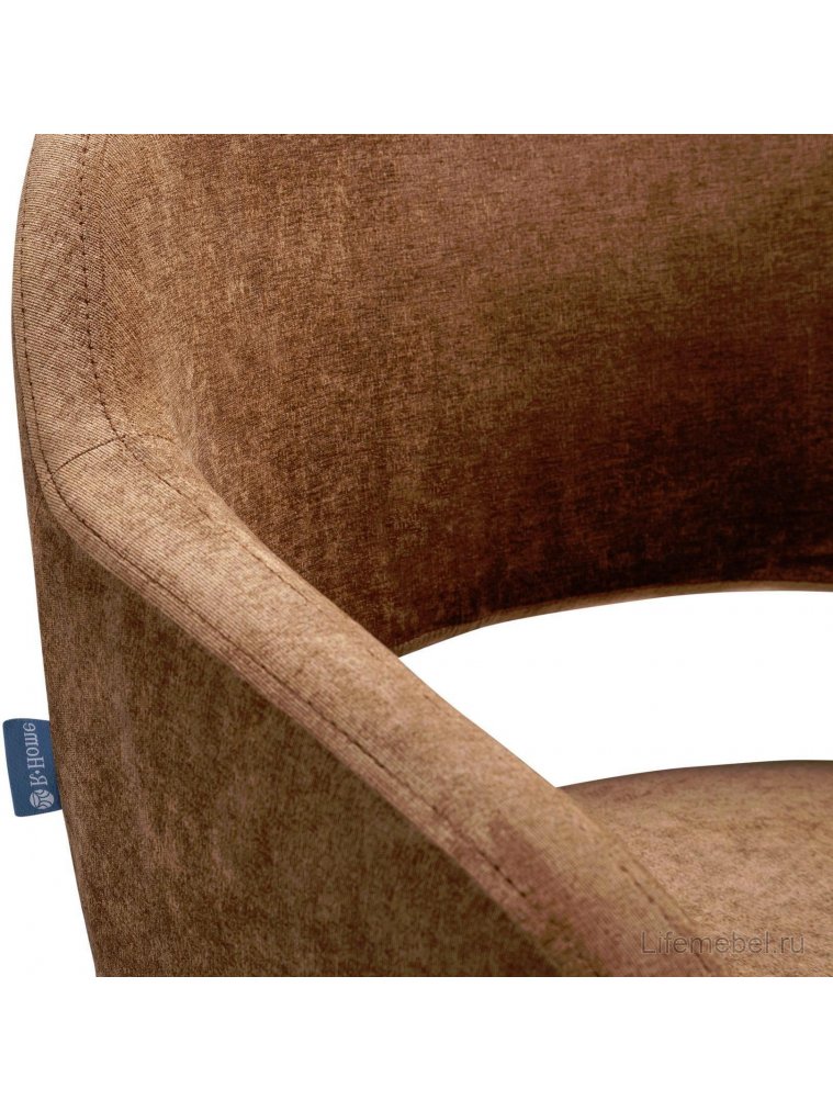 Барный стул Oscar Сканди коричневый / черный