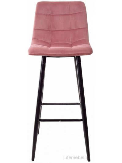 Барный стул Lecco UF910-07 велюр pink
