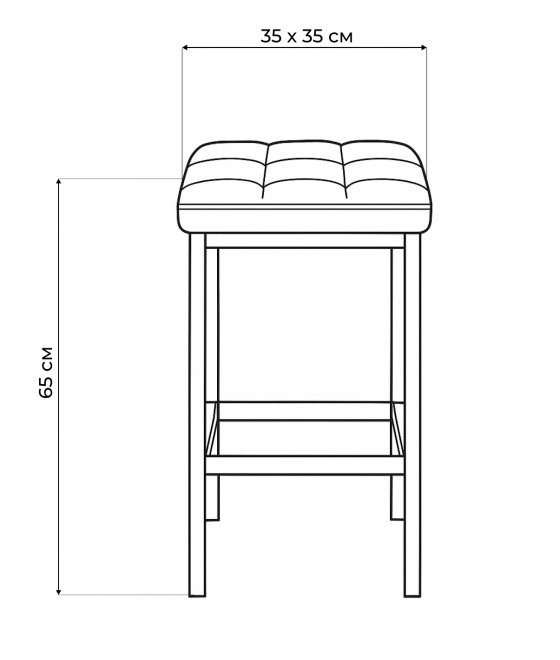 Барный стул Лофт микровелюр катания изумруд / черный матовый