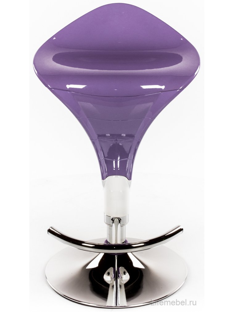 Барный стул Mario бело-фиолетовый