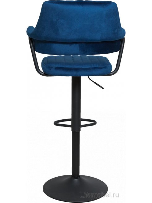 Барный стул S1029 dark blue G062-49 / black