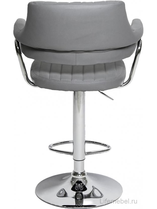 Барный стул S1029 grey PU X85 / chrome