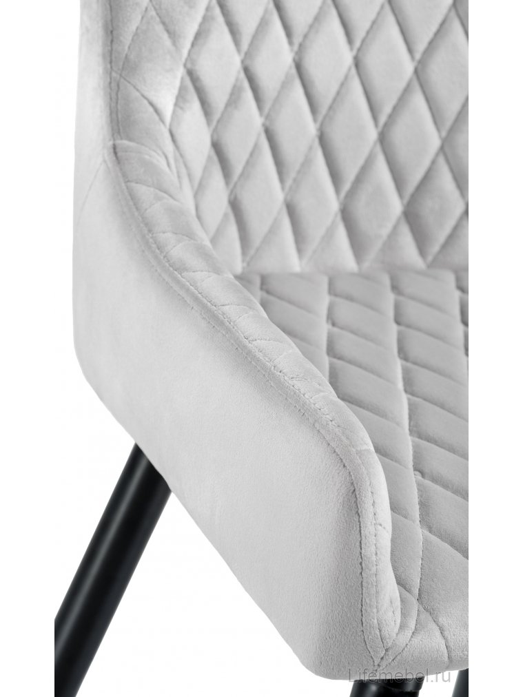 Барный стул Mint light gray / black