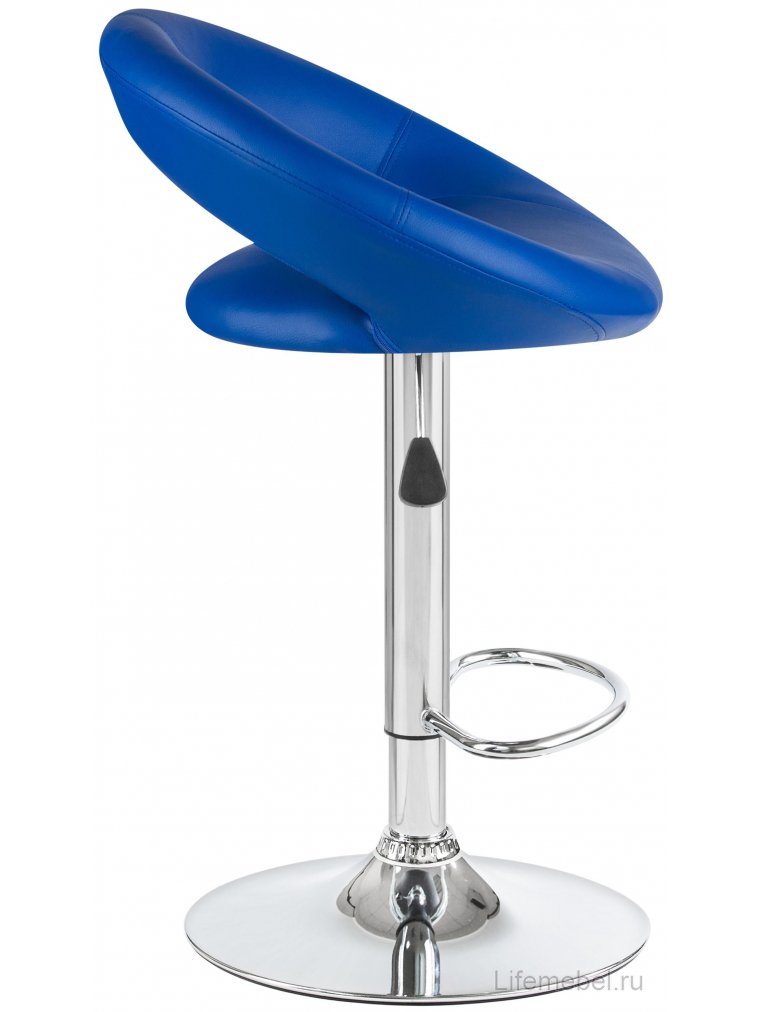 Барный стул 5001-LM Mira синий / хром