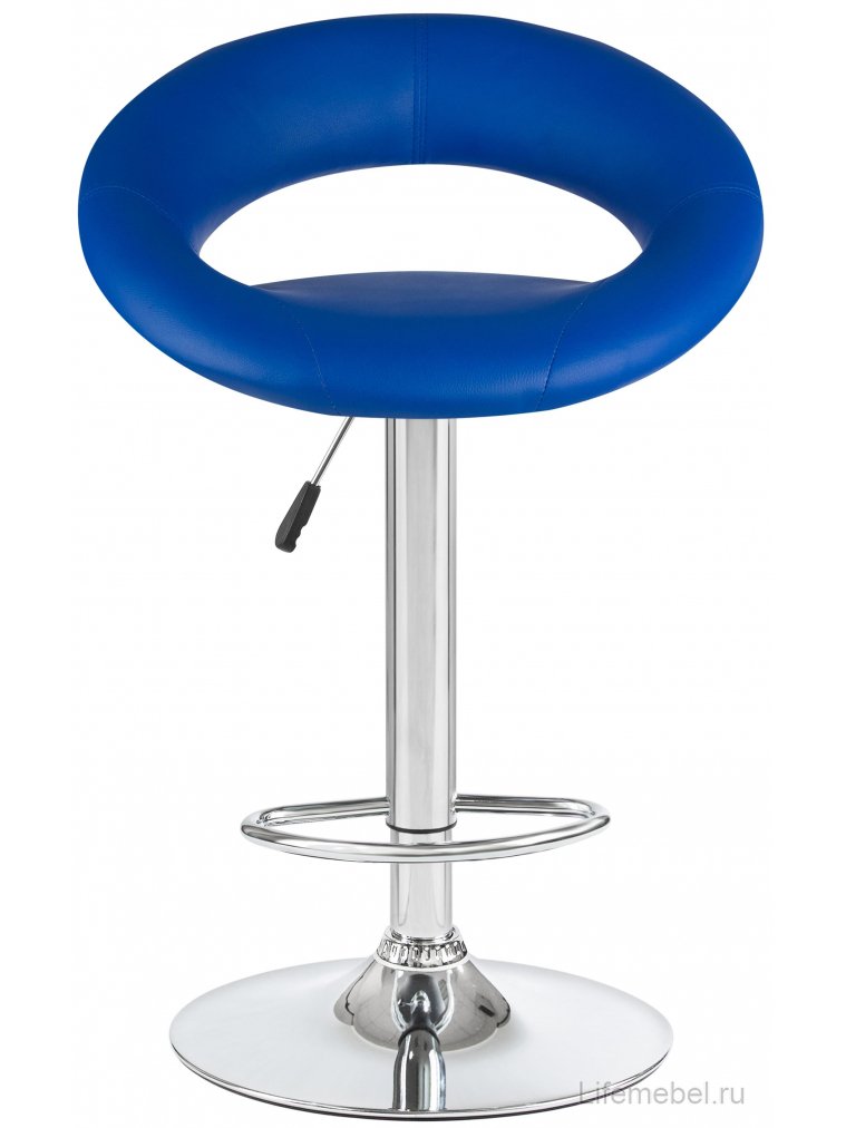 Барный стул 5001-LM Mira синий / хром